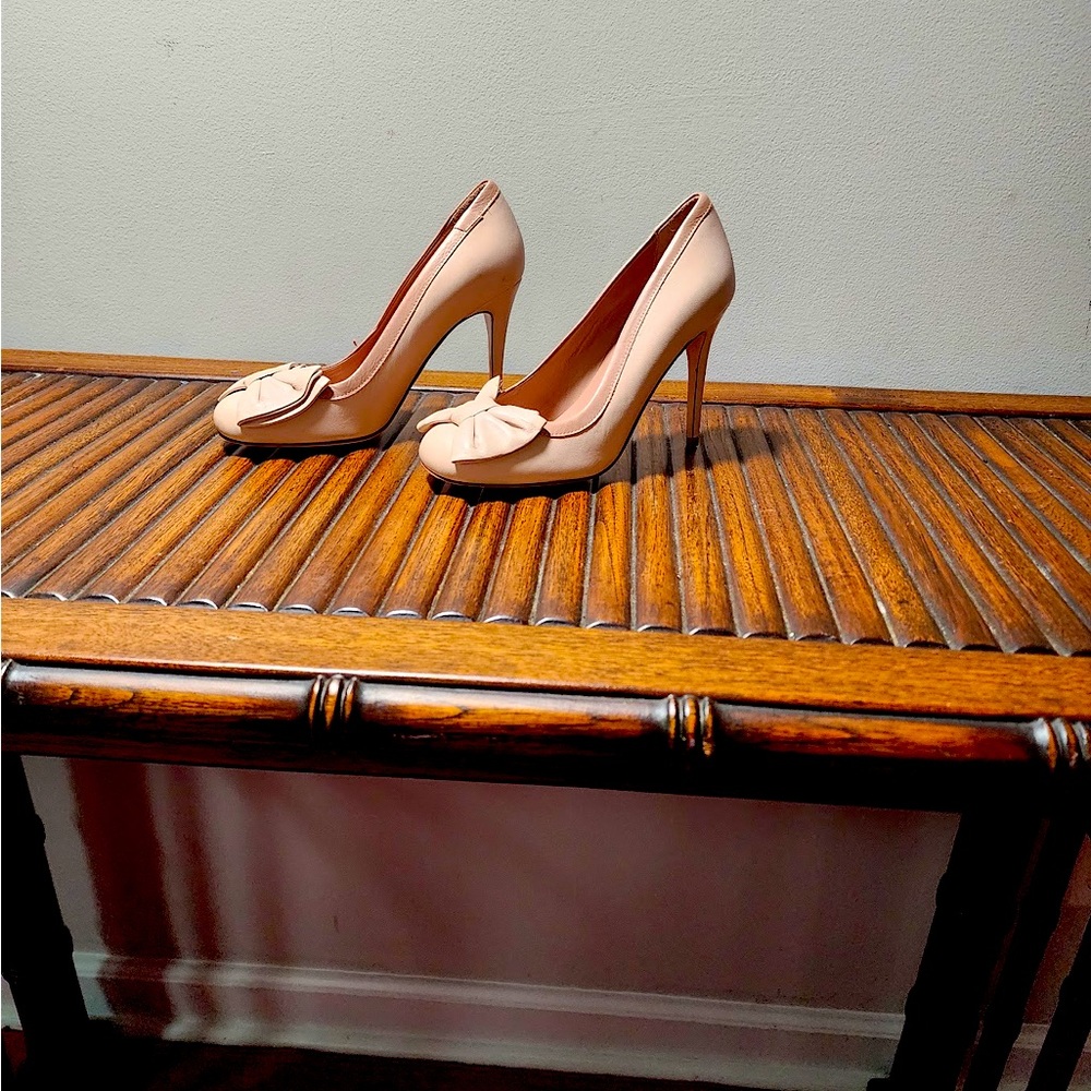 RED Valentino Blush Pumps Size 37 New Leather